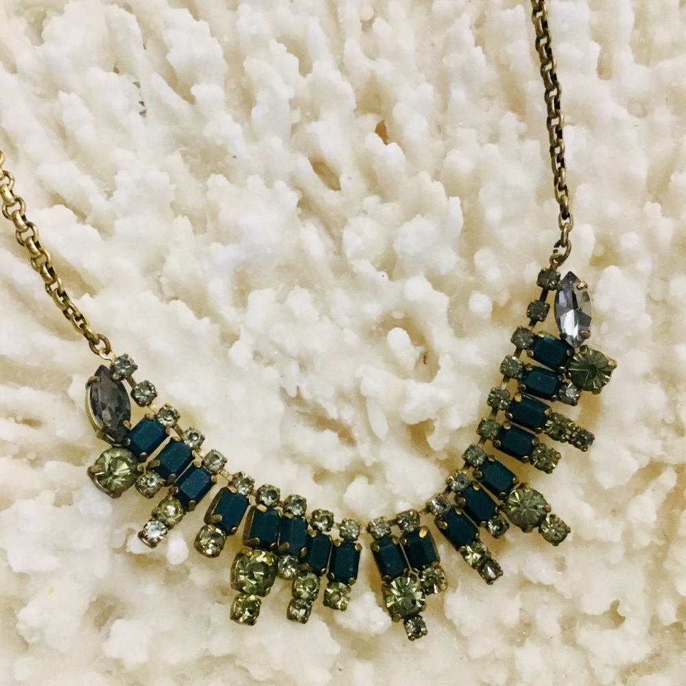 Navy J. Crew Necklace